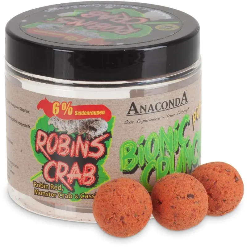 Anaconda Bionic Crunch Pop Up's 20mm RobinsCrab 3 Anaconda Bionic Crunch Pop Up's 20mm RobinsCrab