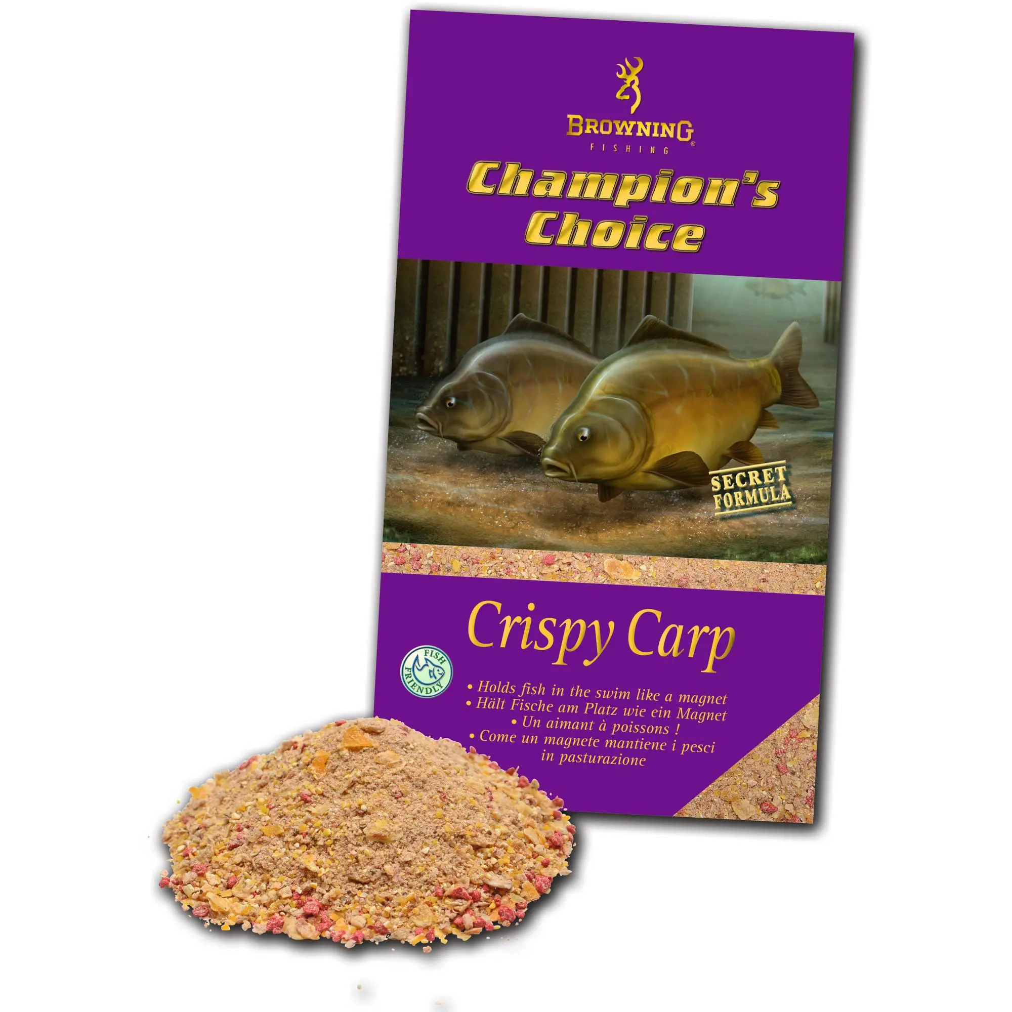 Browning Ground Forage Crispy Carp 1kg 3 Browning Ground Forage Crispy Carp 1kg