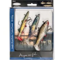 Flats FLADEN Conrad Rubber Fish With Lead 3pcs. 10cm 11-24g Pikeperch