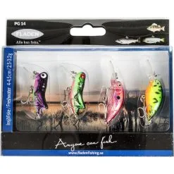 Flats FLADEN Mini Wobbler Floating Set Of 4 4.5cm