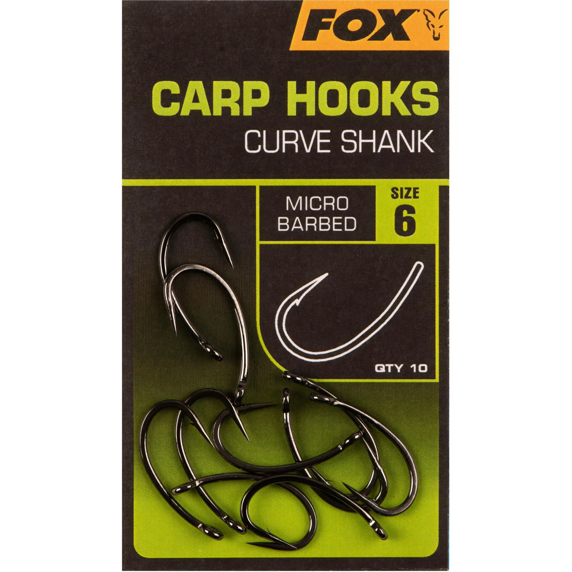 Fox Carp Hooks Curve Shank Size 4 3 Fox Carp Hooks Curve Shank Size 4