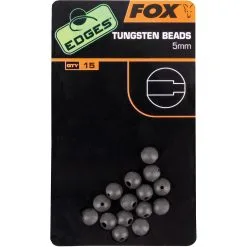 FOX Edges 5mm Tungsten Beads X 15