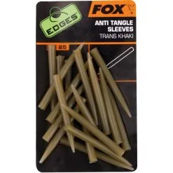 FOX Edges Anti Tangle Sleeves X 25 Trans Khaki
