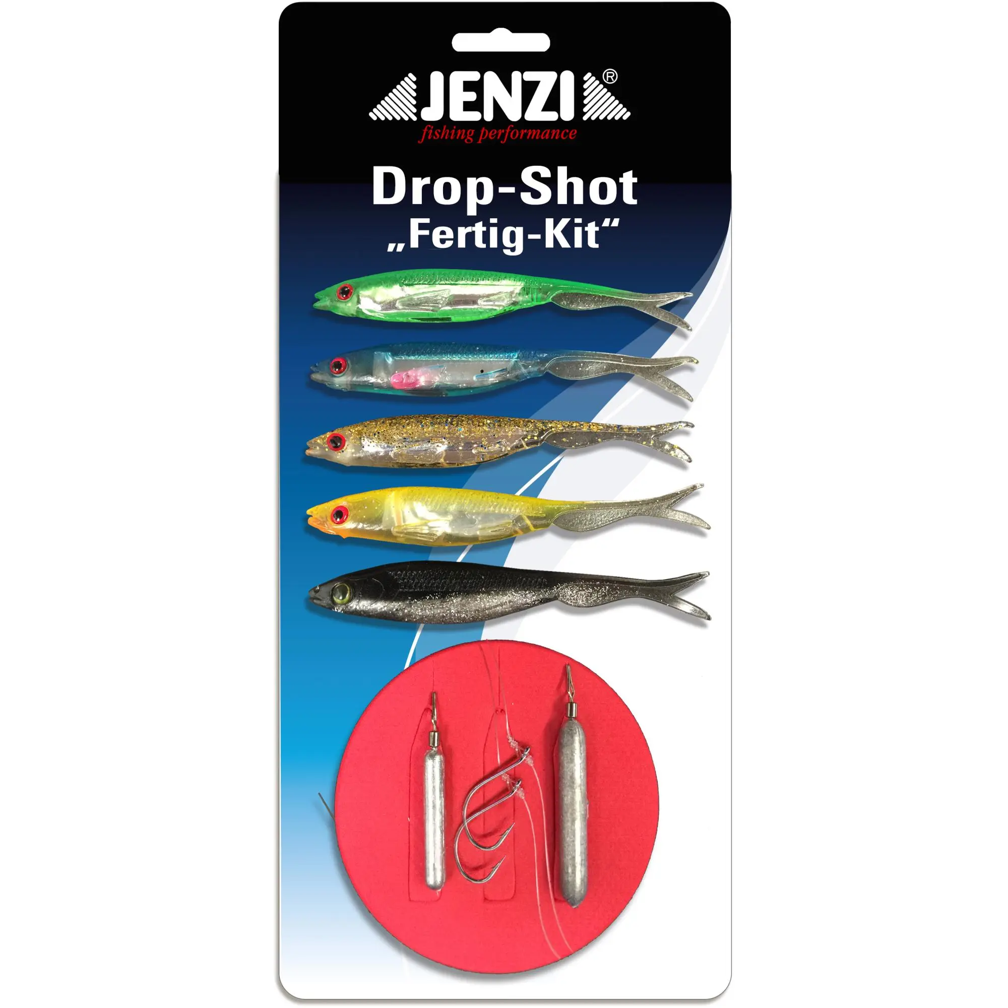 JENZI Drop Shot Finishing Kit, Ready To Fish " 4 JENZI Drop Shot Finishing Kit, Ready To Fish " – Bild 2