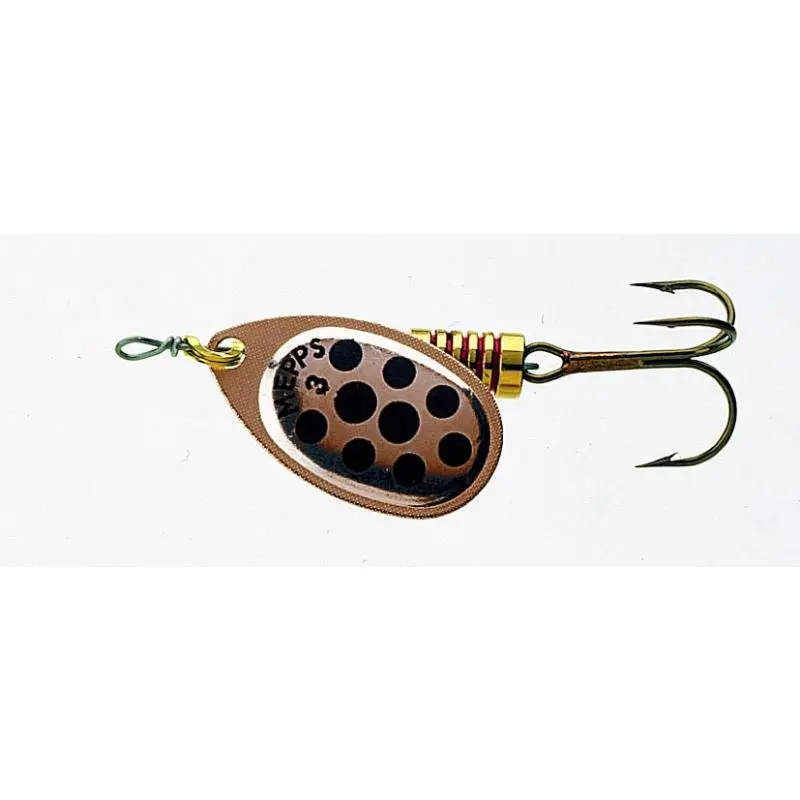 Meps Mepps Aglia With Dots Copper/black Size 2 3 Meps Mepps Aglia With Dots Copper/black Size 2