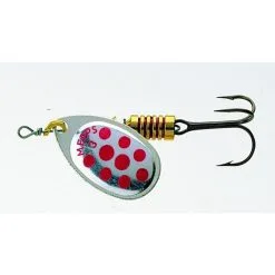 Meps Mepps Aglia With Dots Silver/red Size 3