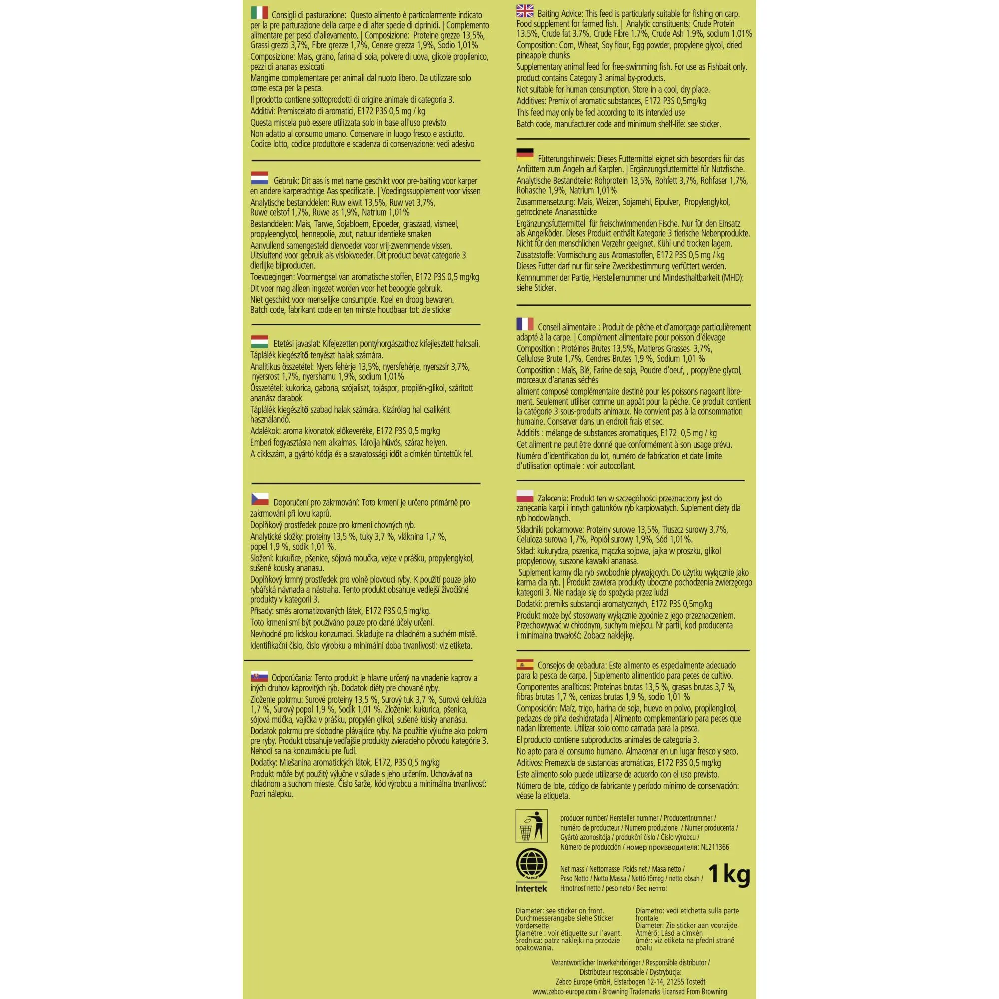 Radical Pineapple Zombie Boilie Ø 20mm 1kg 4 Radical Pineapple Zombie Boilie Ø 20mm 1kg – Bild 2