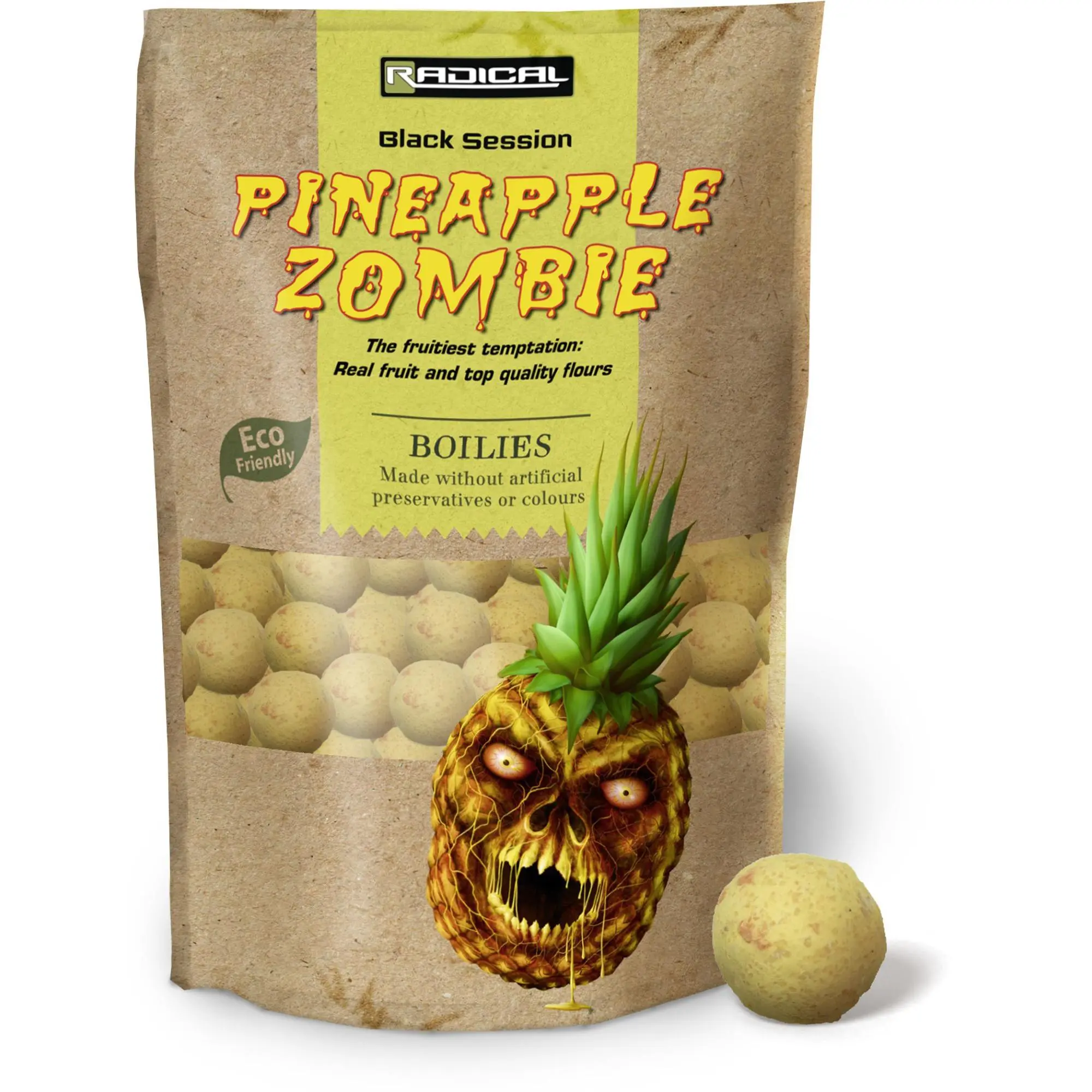 Radical Pineapple Zombie Boilie Ø 20mm 1kg 3 Radical Pineapple Zombie Boilie Ø 20mm 1kg