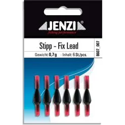 Jenzi Stipp-Fix-Lead Drop Lead With Silicone Tube Number 6 Pcs / SB 0,7 G