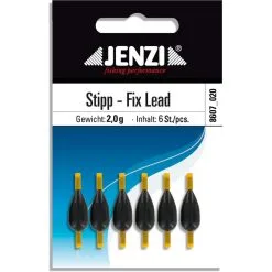 Jenzi Stipp-Fix-Lead Drop Lead With Silicone Tube Number 6 Pcs / SB 2,0 G